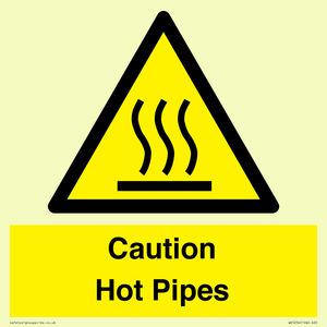 Caution Hot Pipes